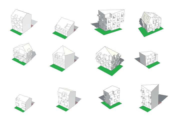 12 new building typologies to be developed by 12 different architects