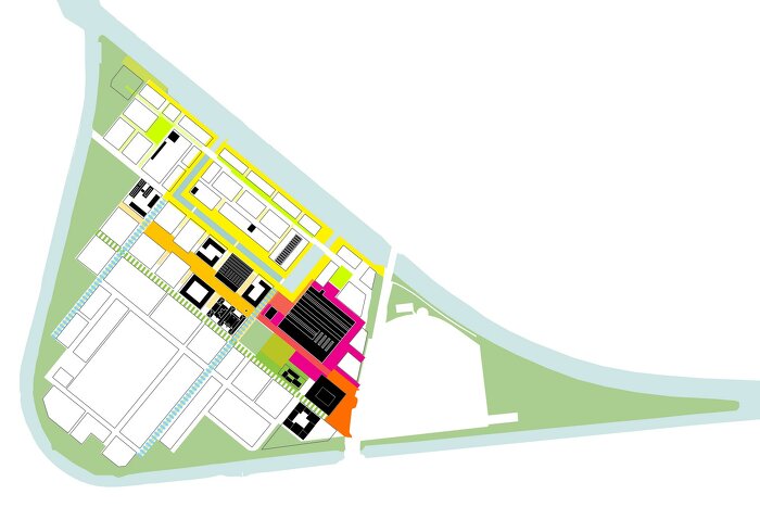 Nolli Plan: Boulevard, Entrance Plaza and Core Area